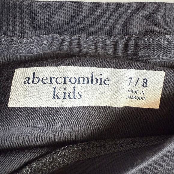 Abercrombie Kids Girls Graphic Tee Crew Neck Cotton 7/8 - Picture 7 of 9